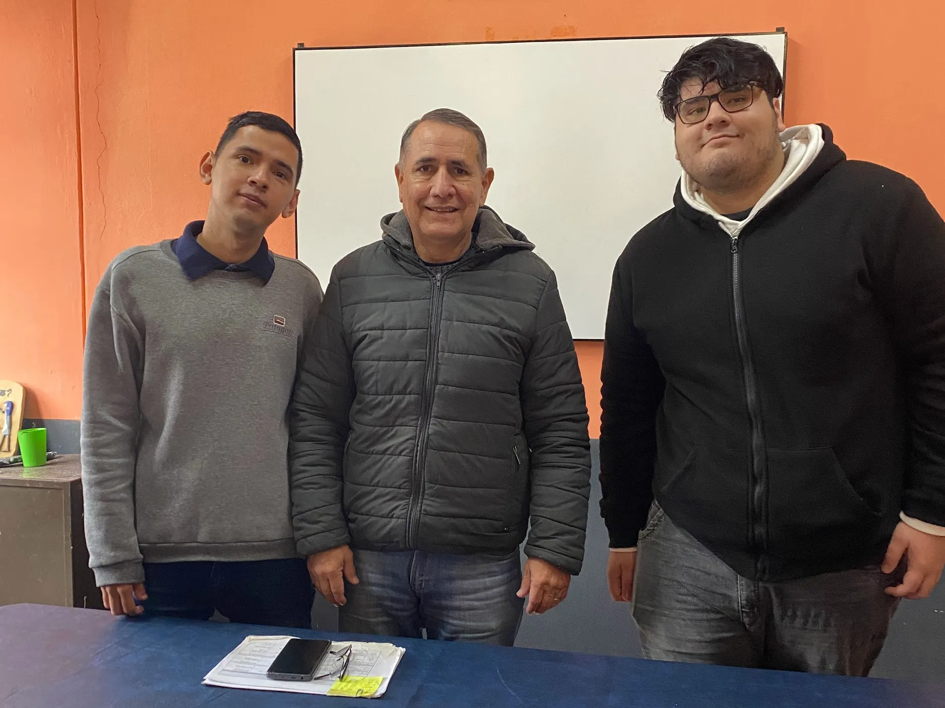 Foto con el Director Orlando Lorenzo Alé